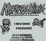 Mystical Ninja Starring Goemon screenshot 3 for GameBoy